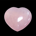 coeur quartz rose