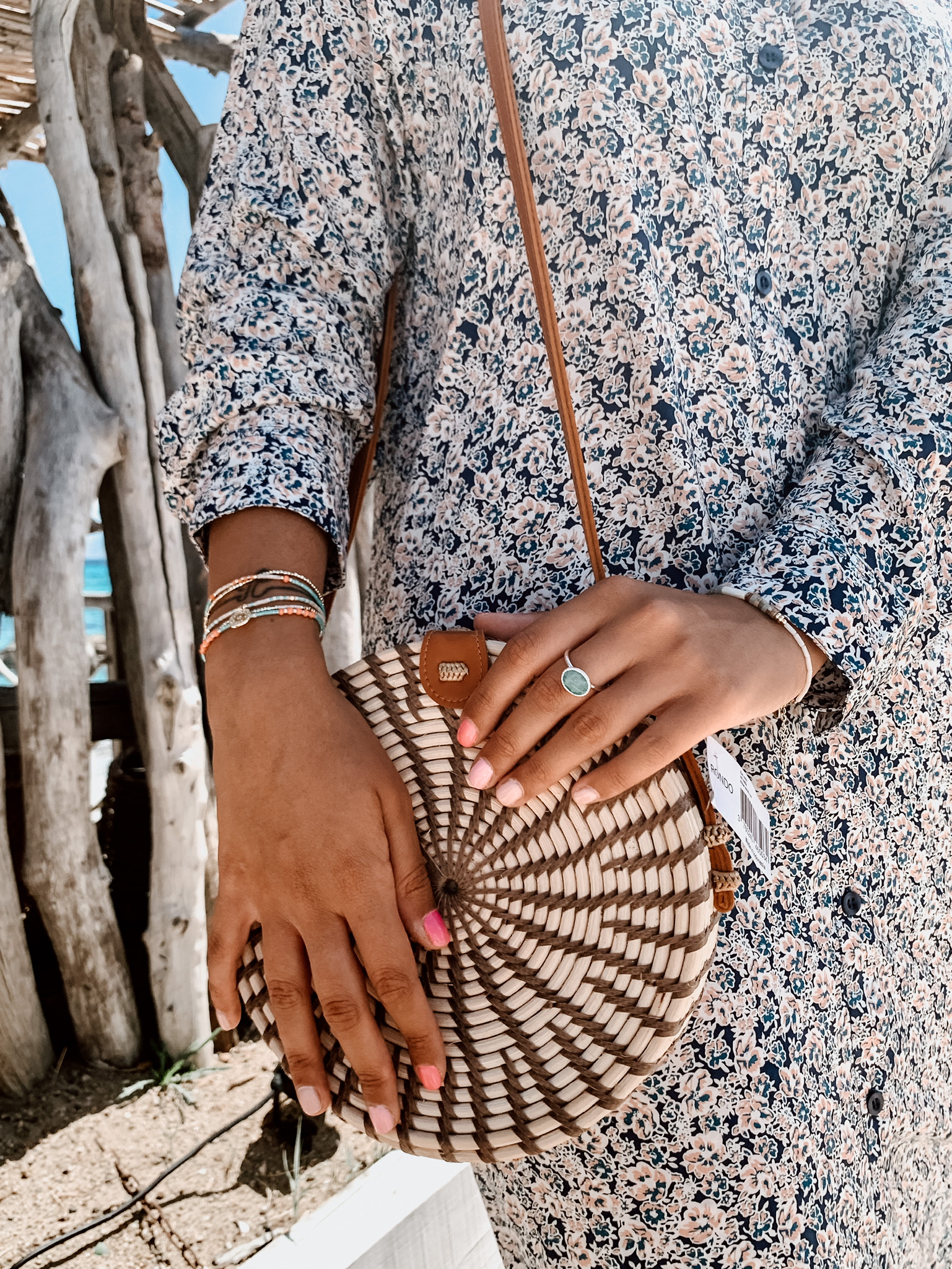 Sac Rotin Laulina Pochettes, Sacs et Paniers/Sacs Boutique Addict