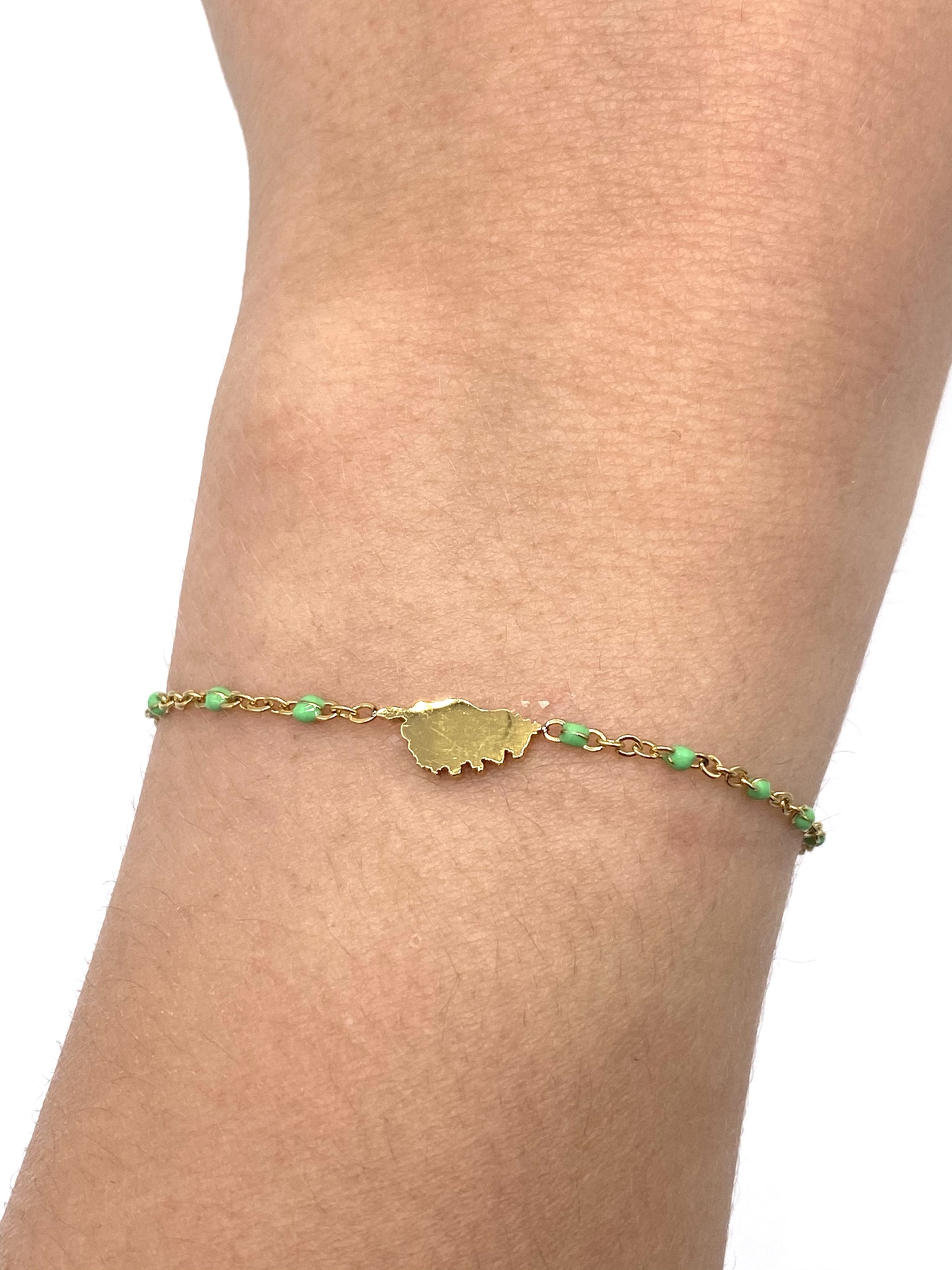 bracelet-perles-corse-vert-doré-2