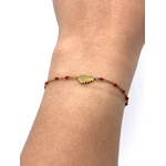 bracelet-perles-corse-rouge-doré-2