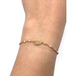 bracelet-perles-corse-rose-doré