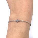 bracelet-perles-croix-blanc