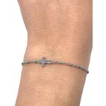 bracelet-perles-croix-turquoise