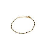 Bracelet Doré et Perles