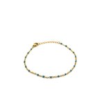 Bracelet Doré et Perles