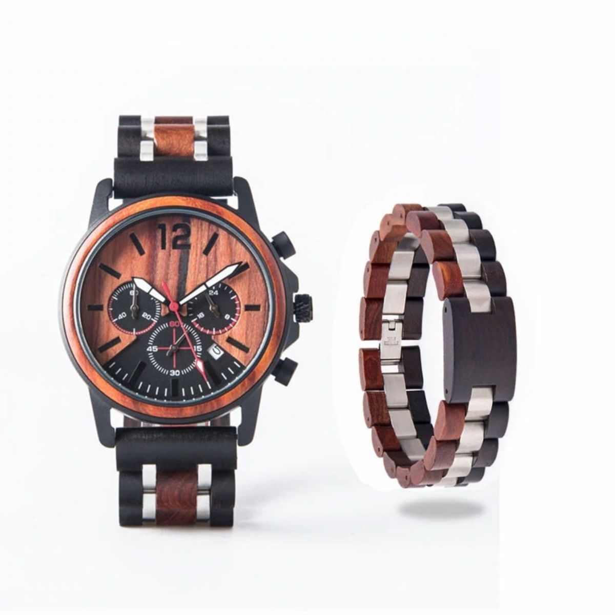 Coffret cadeau montre en bois Urat (2)