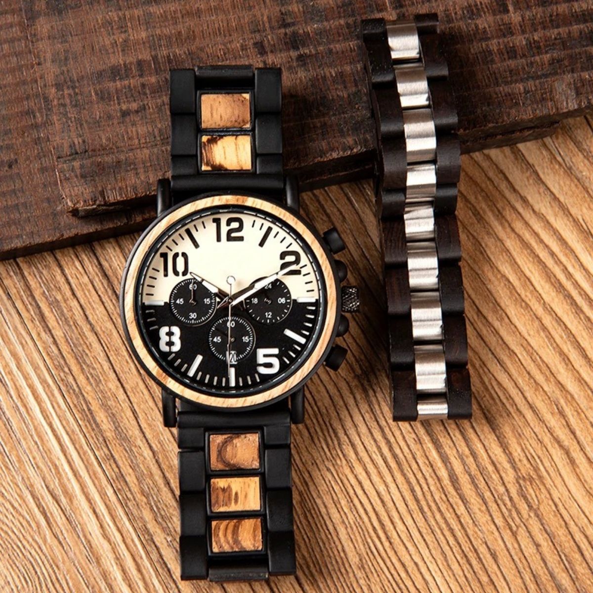 Coffet montre en bois Hiba (6)