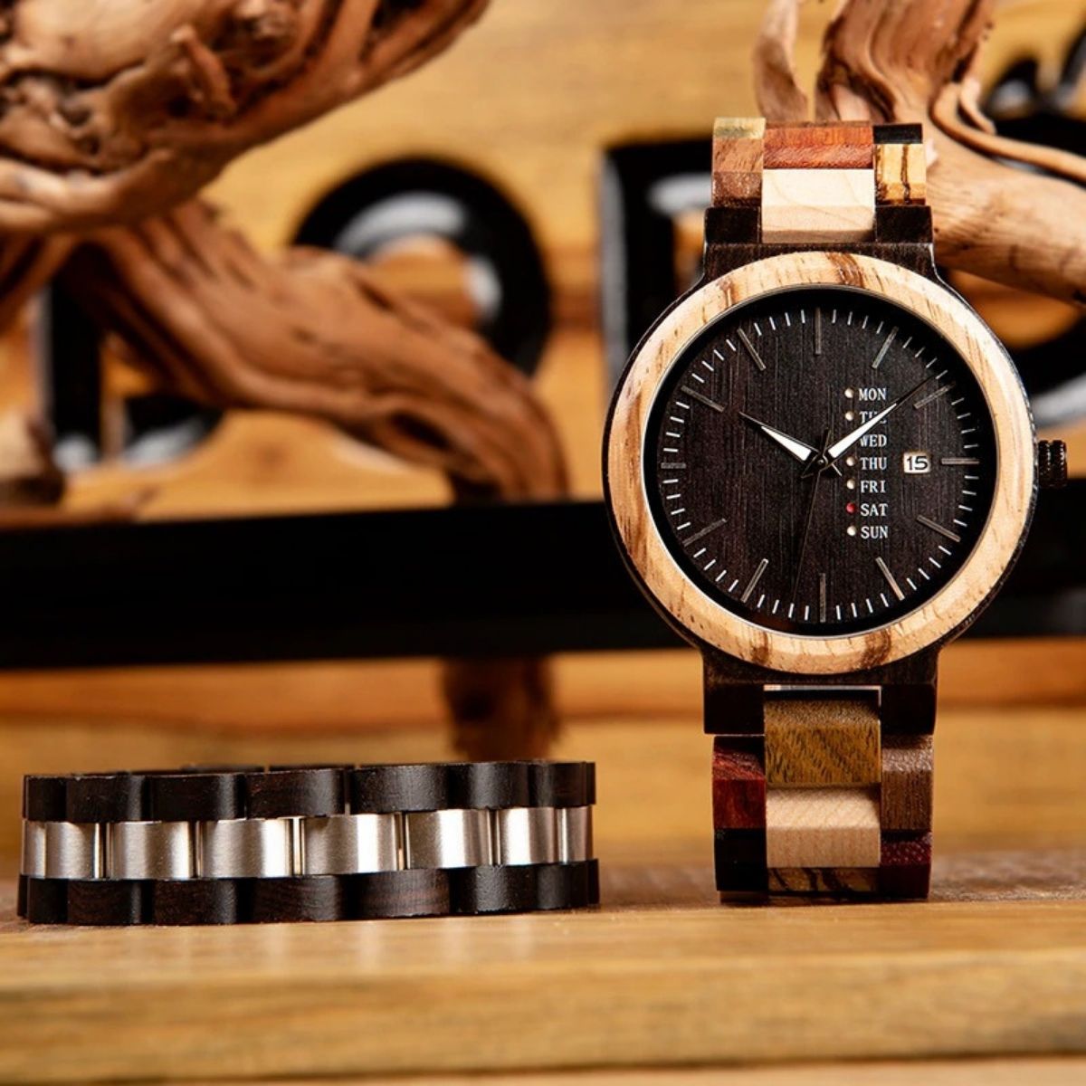 Coffret montre en bois Saquoia (3)