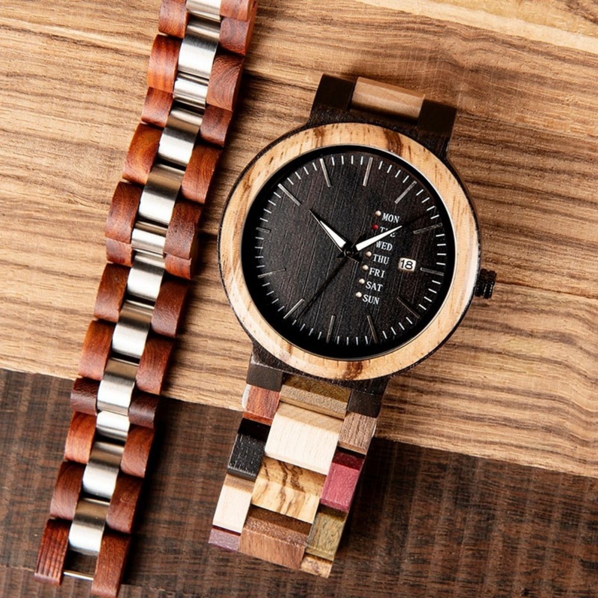 Coffret montre en bois Saquoia (2)