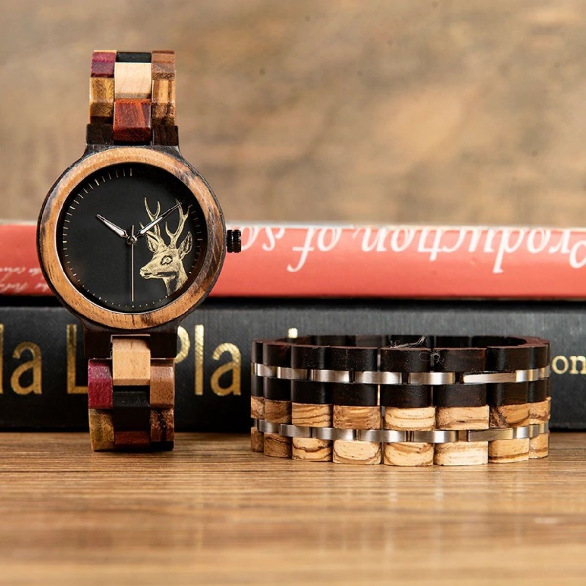 Coffret montre en bois Madrone (2)