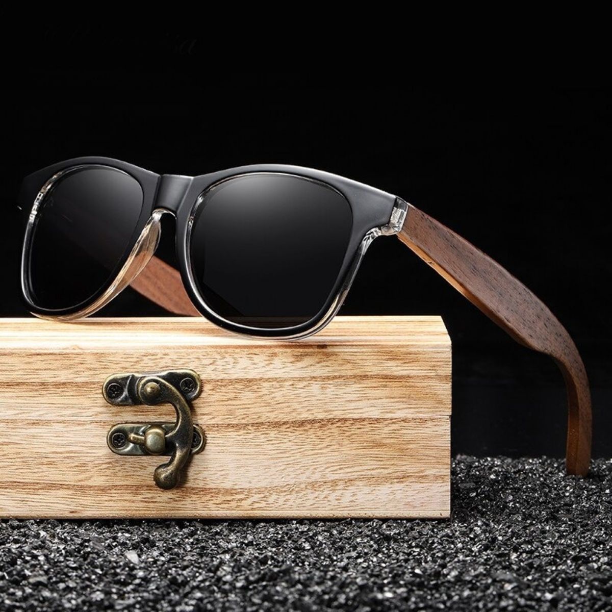 Lunettes de soleil en bois Hydrangée (11)