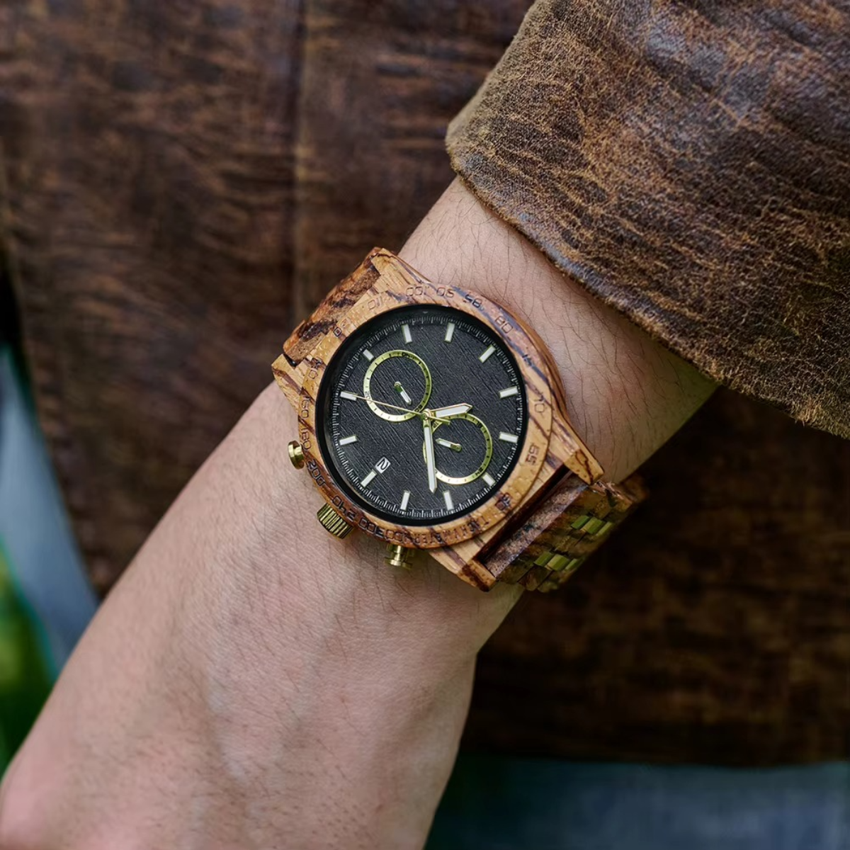 Montre en bois Andok Lheuredubois(2)