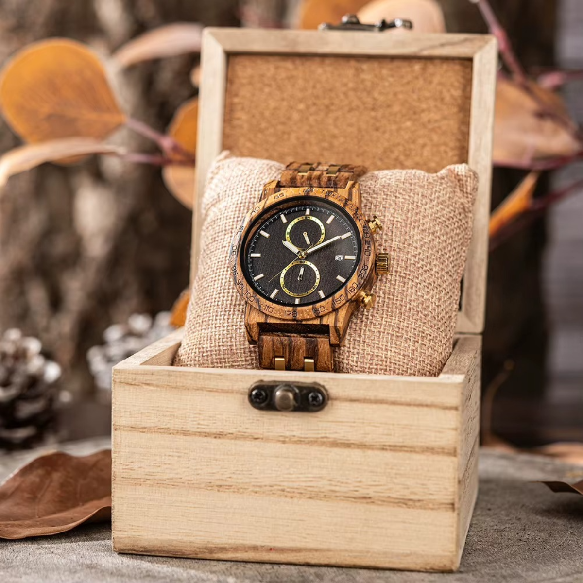 Montre en bois Andok Lheuredubois(3)