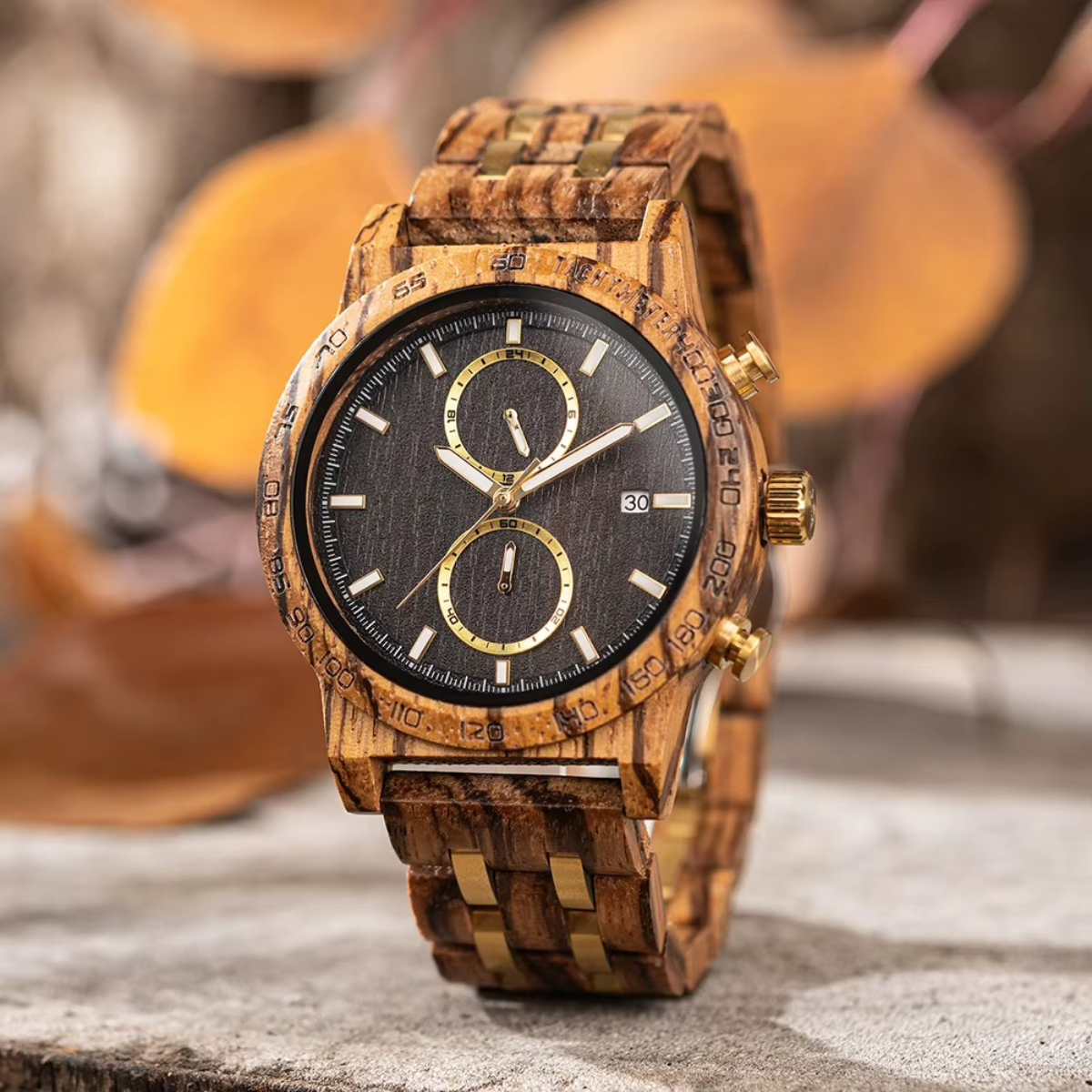 Montre en bois Andok Lheuredubois(6)