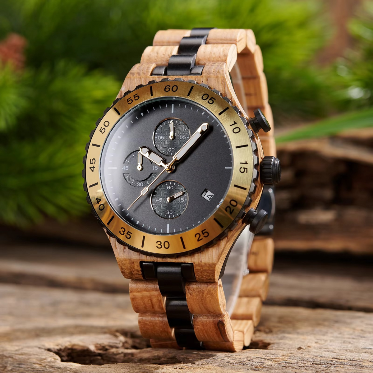 Montre en bois Pédicéllé Lheuredubois(5)