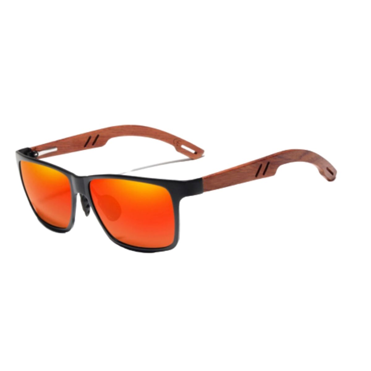 Lunettes de soleil en bois naturel Wineglass (5)