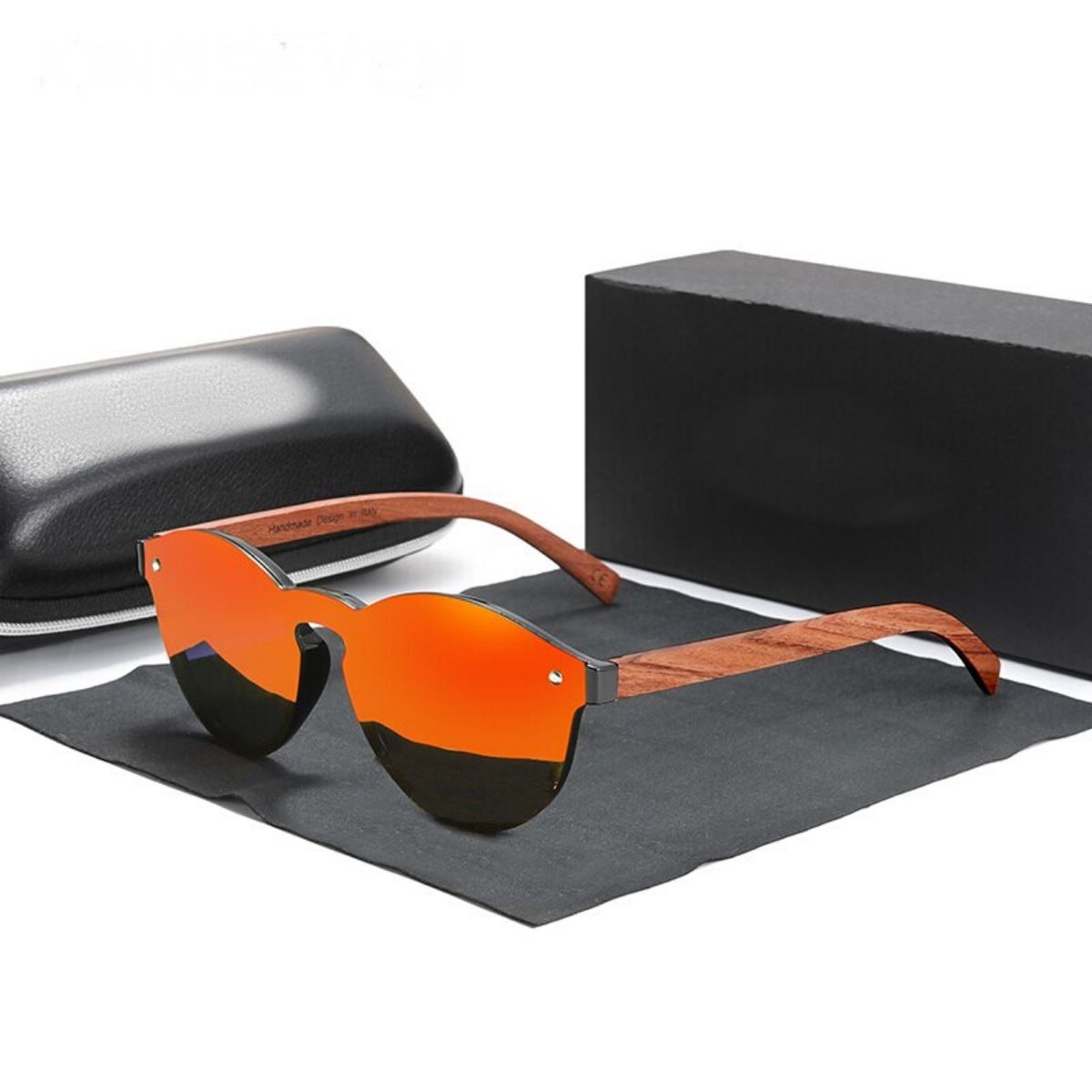 Lunettes de soleil en bois naturel Main beach (7)