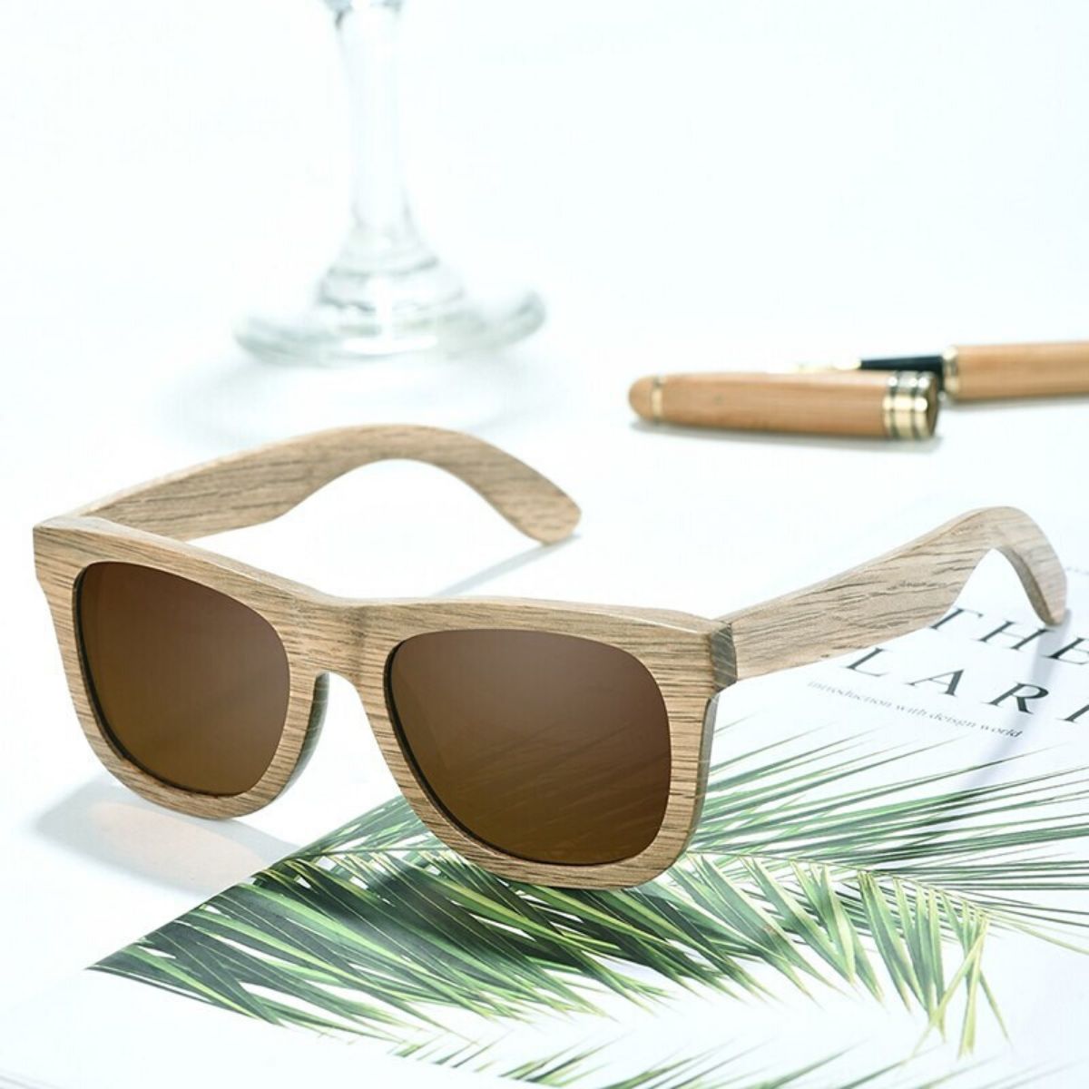 Lunettes de soleil en bois Sumbawa (5)