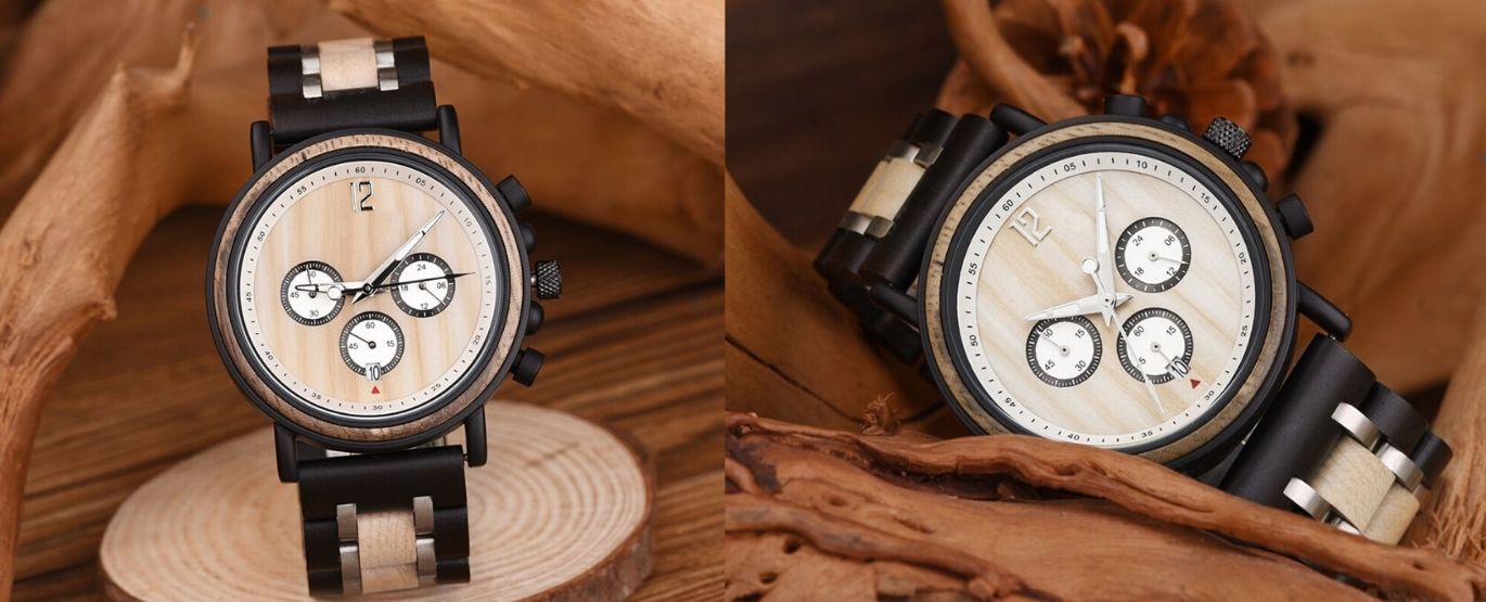 Montre en bois "La Chêne"