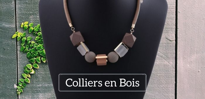 Colliers en bois