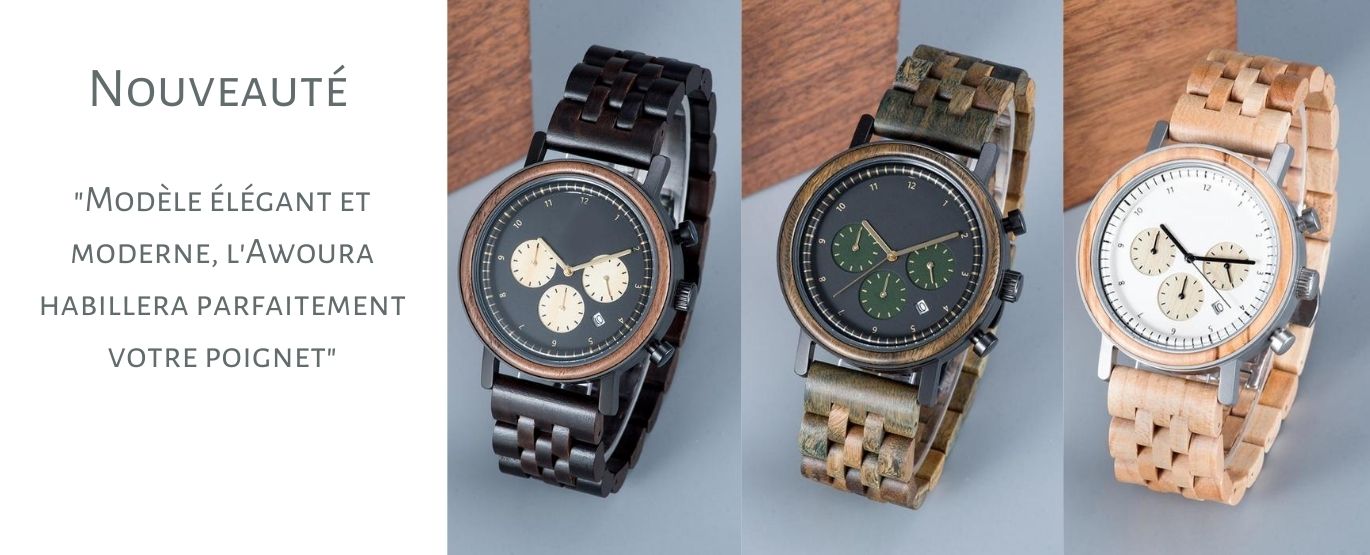 Montre en bois Awoura
