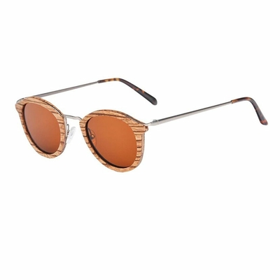Lunettes de soleil en bois naturel  Pink Sands