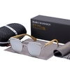 BARCUR-lunettes-de-soleil-yeux-de-chat-Lunettes-de-soleil-polarisantes-monture-m-tallique-en-bois