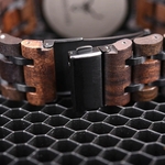 Coffret cadeau montre en bois Wapa et son bracelet (8)