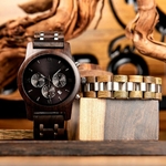 Coffret montre en bois sorbier et son bracelet (4)