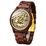 MONTRE EN BOIS WENGE BOIS (2)