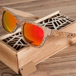 Lunettes en bois, polarisées Uv400 (6)