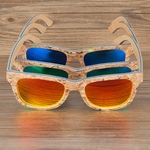 Lunettes en bois, polarisées Uv400 (7)