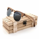 Lunettes en bois unisexe WR13 (6)