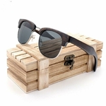 Lunettes en bois unisexe WR13 (5)