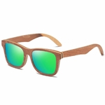 Lunettes de soleil en bois naturel Nusa Penida (7)