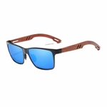 Lunettes de soleil en bois naturel Wineglass (3)