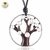 Collier long pendentif arbre de vie (5)