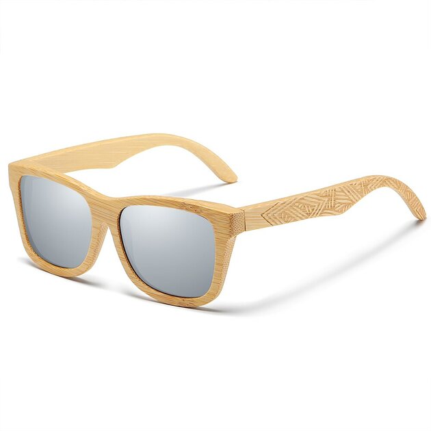 Lunettes De Soleil Femme Lux & Wood Paris - Monture Bambou - Verres Polarisés