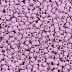Lot De 1000 Perles Anciennes En Verre Violet - Forme Grain De Riz (6x3mm)