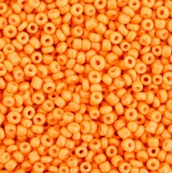 Lot De Perles Rocaille Orange Satiné N°43 – Env. 18g Pour Créations DIY Et Bijoux