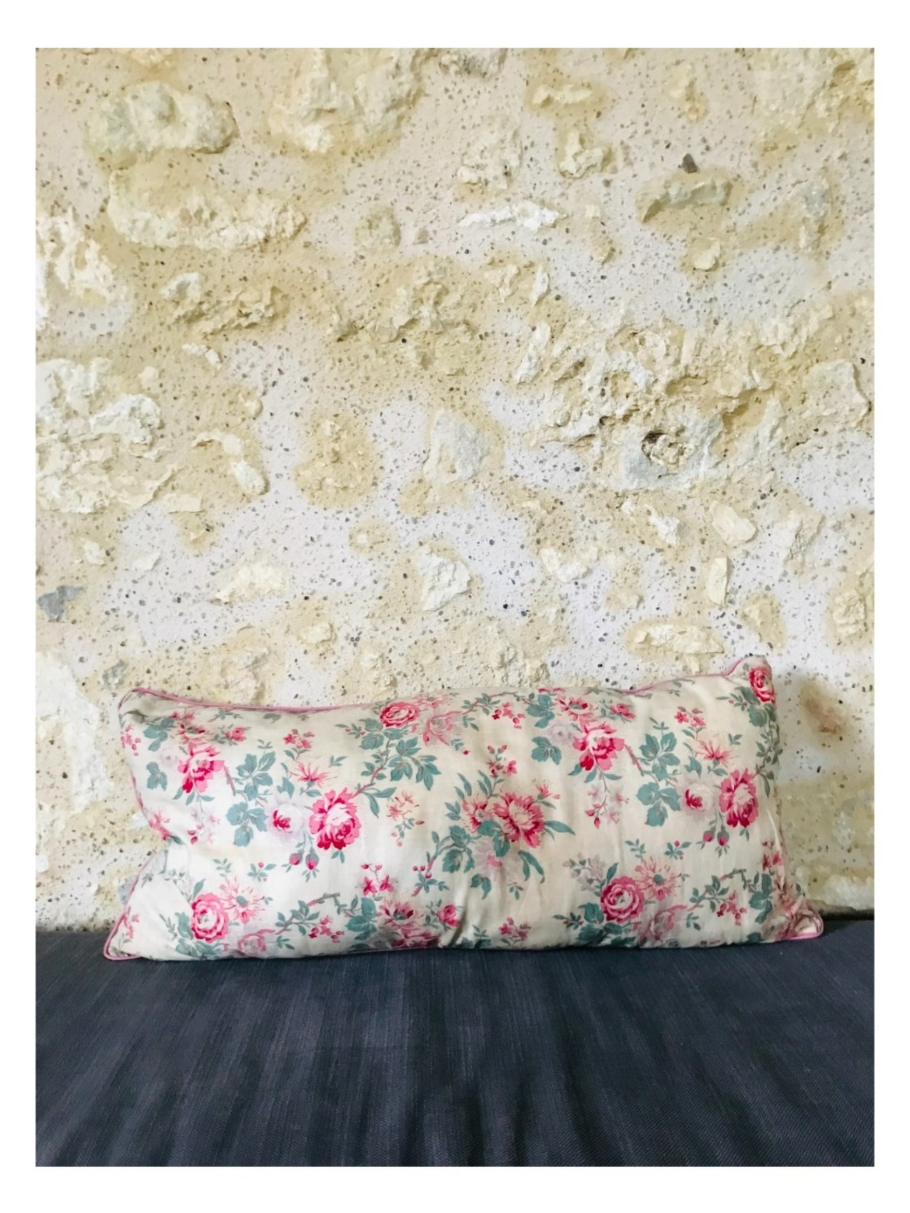 Coussin Rose Nature