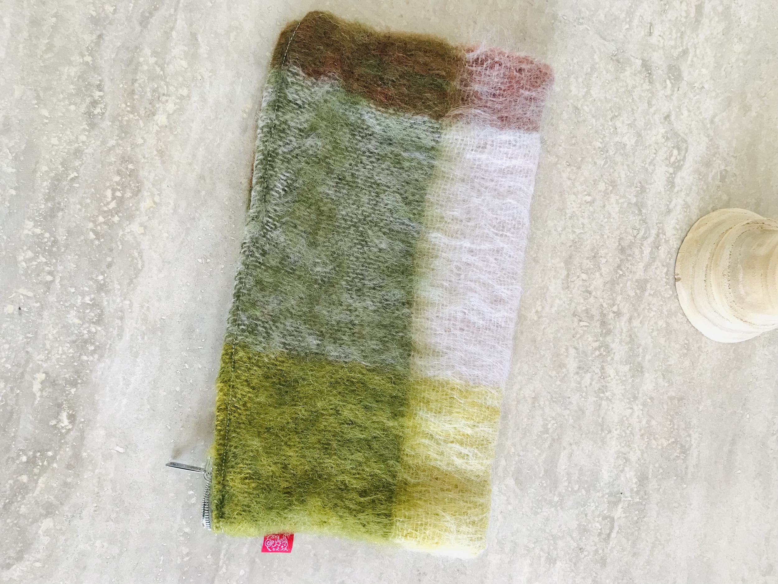 Pochette mohair vert Sorgue IMG_E8518 (1)