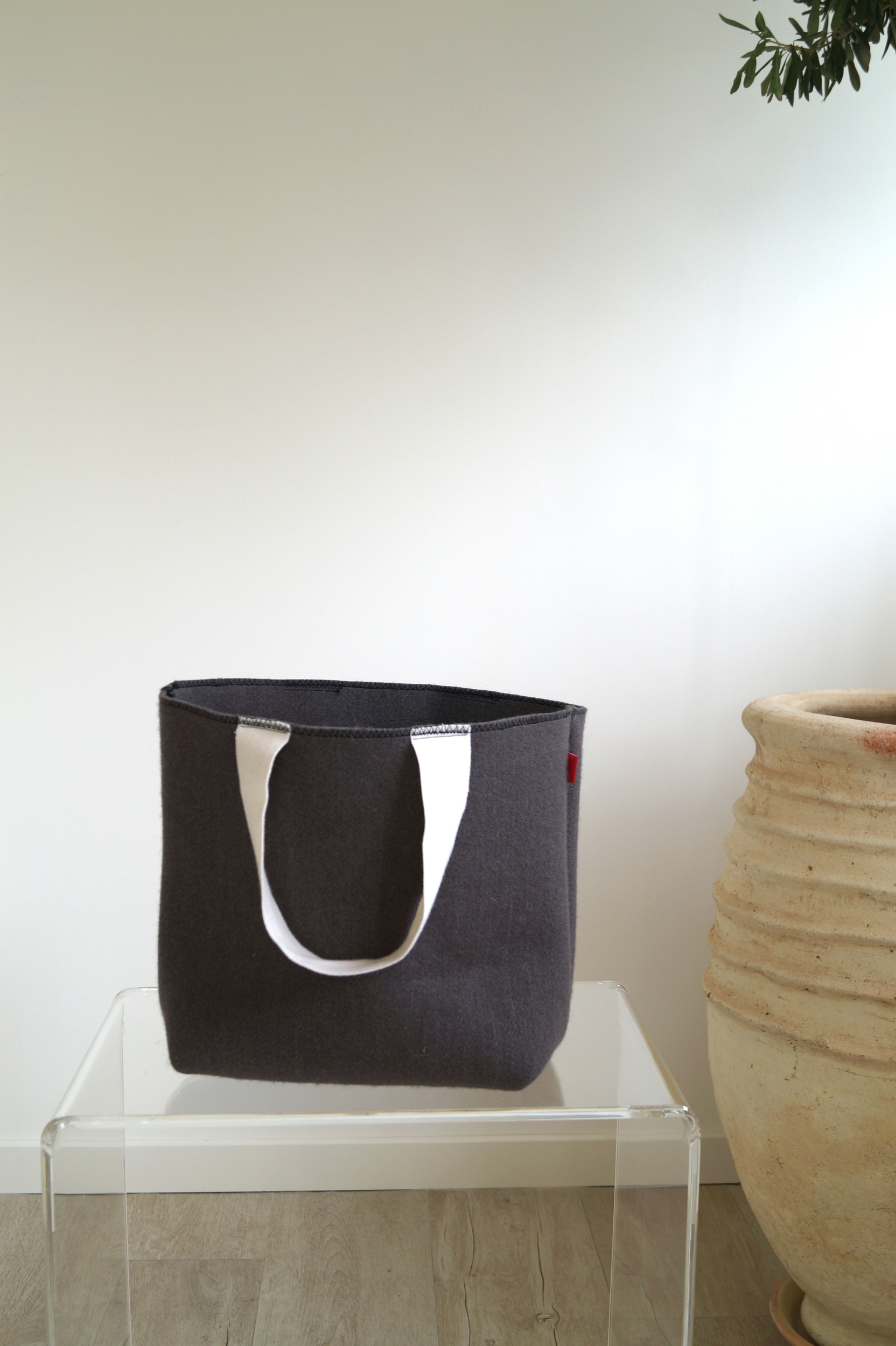 Sac cabas laine gris DSC04144