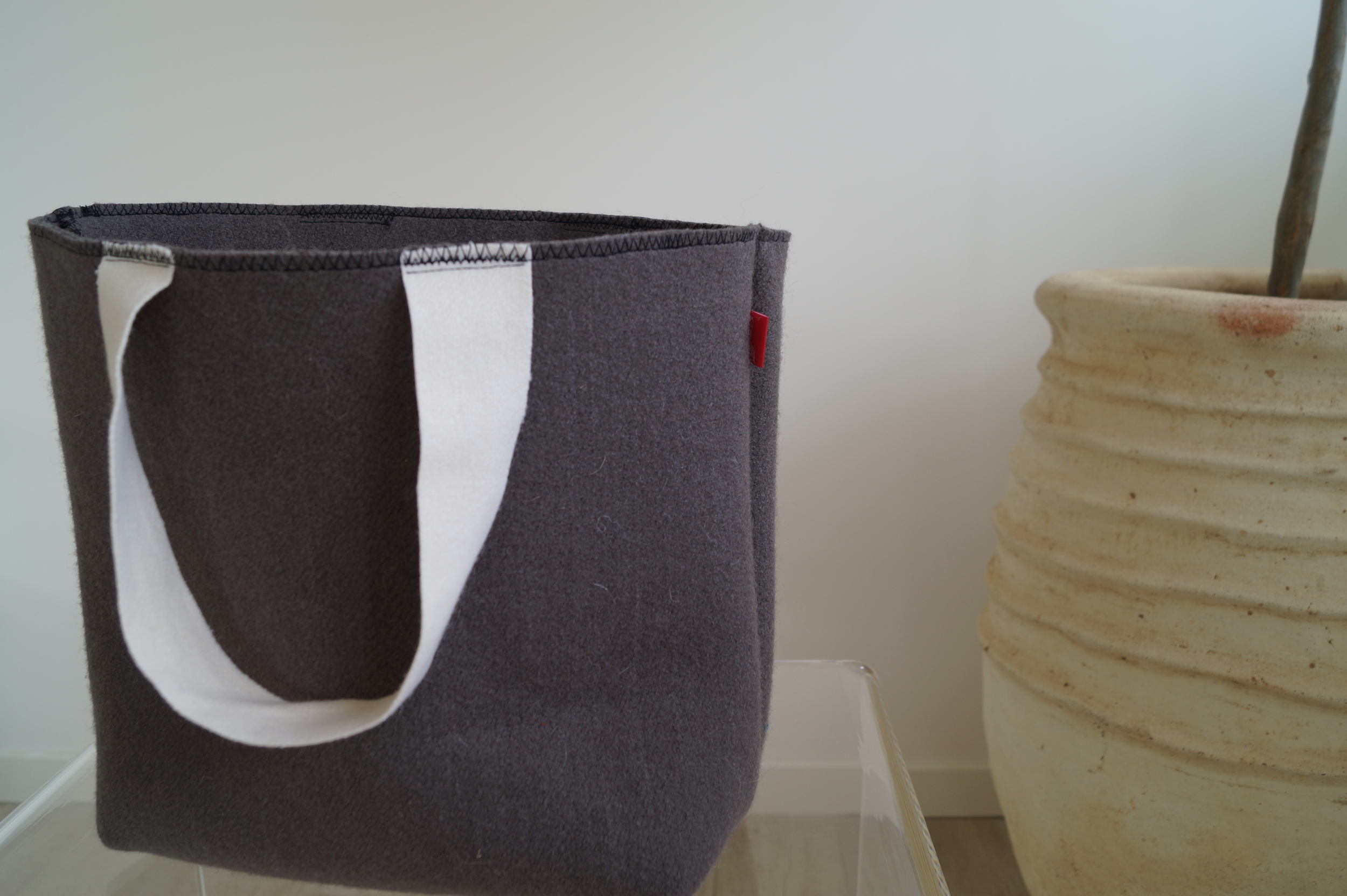 Sac cabas laine gris DSC04147