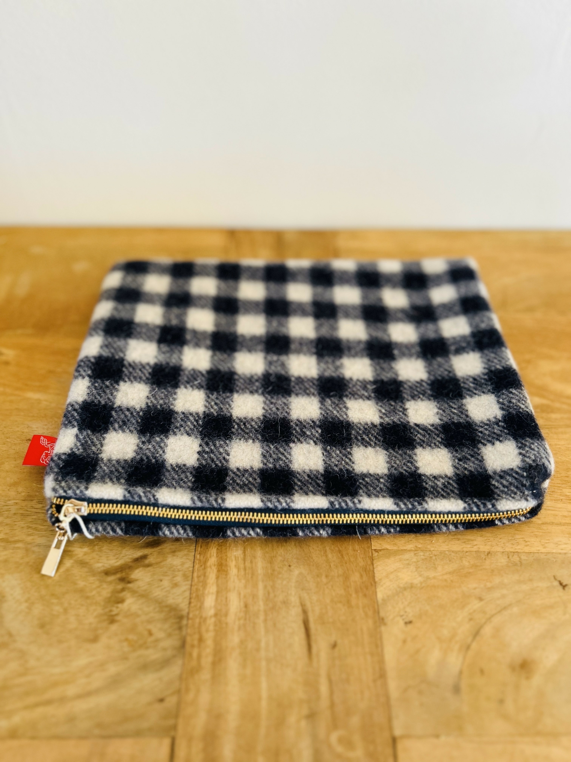 Pochette Merinos Damier bleu marine IMG_E5697