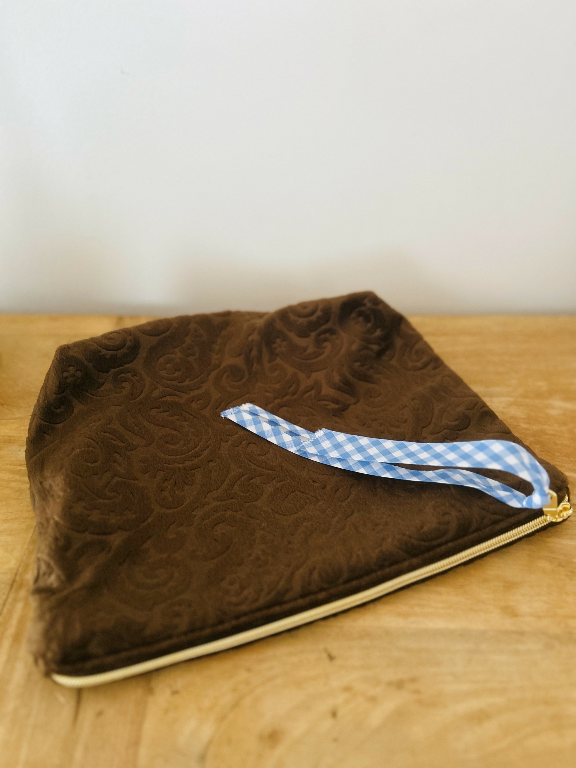 Pochette velours marron IMG_E7553
