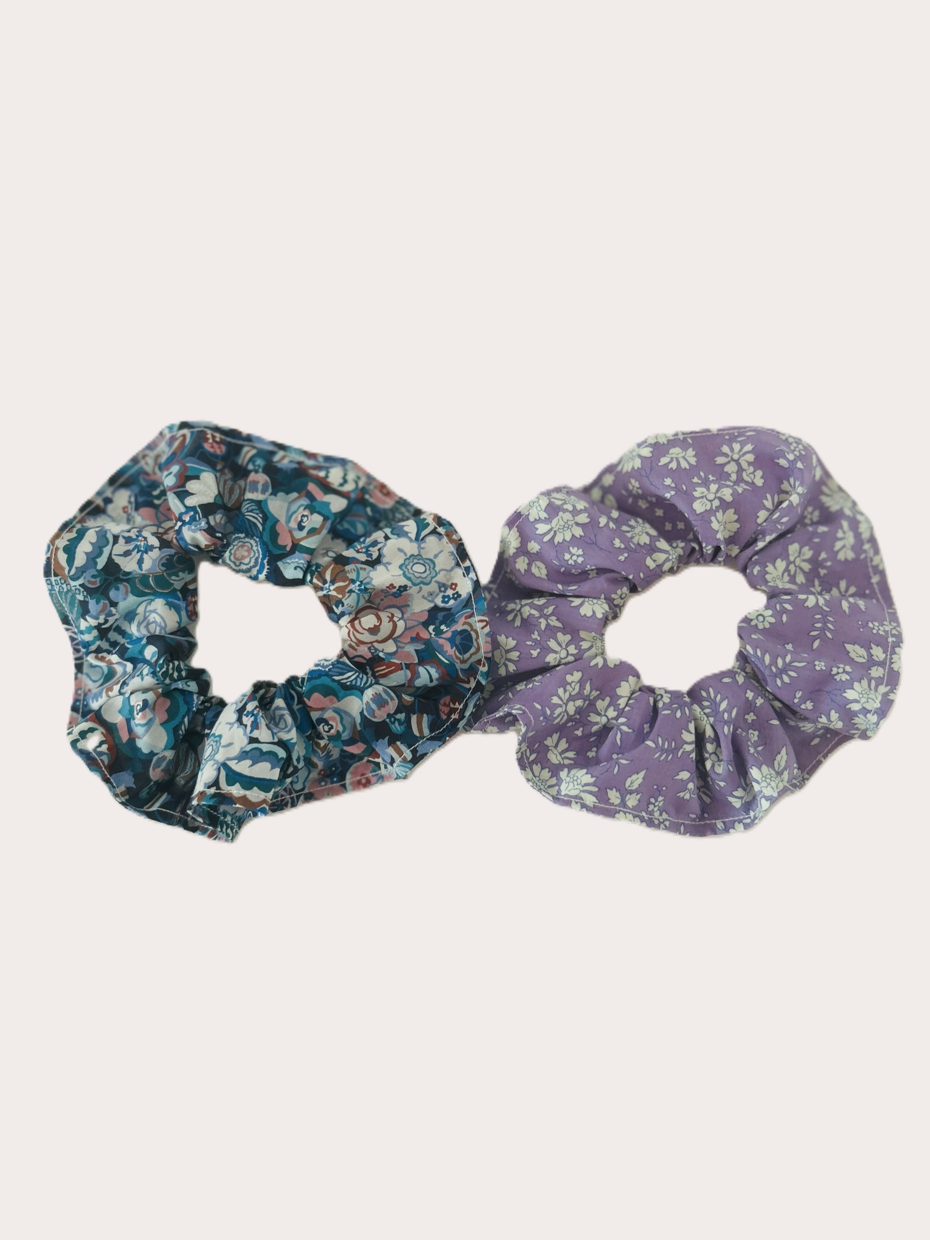 Chouchou cheveux Liberty lavande bleuet IMG_E8800