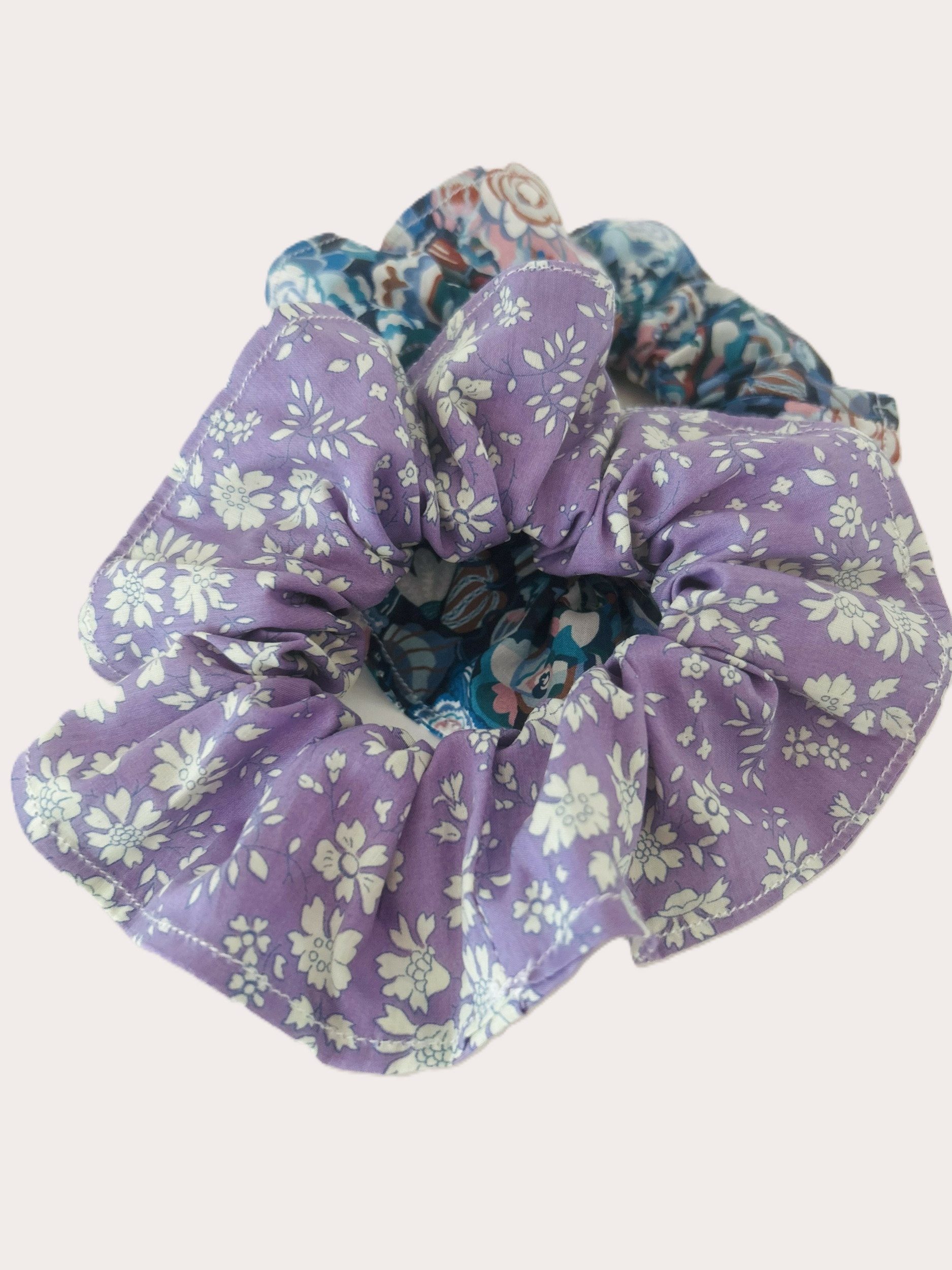 Chouchou cheveux Liberty lavande bleuet IMG_E8798