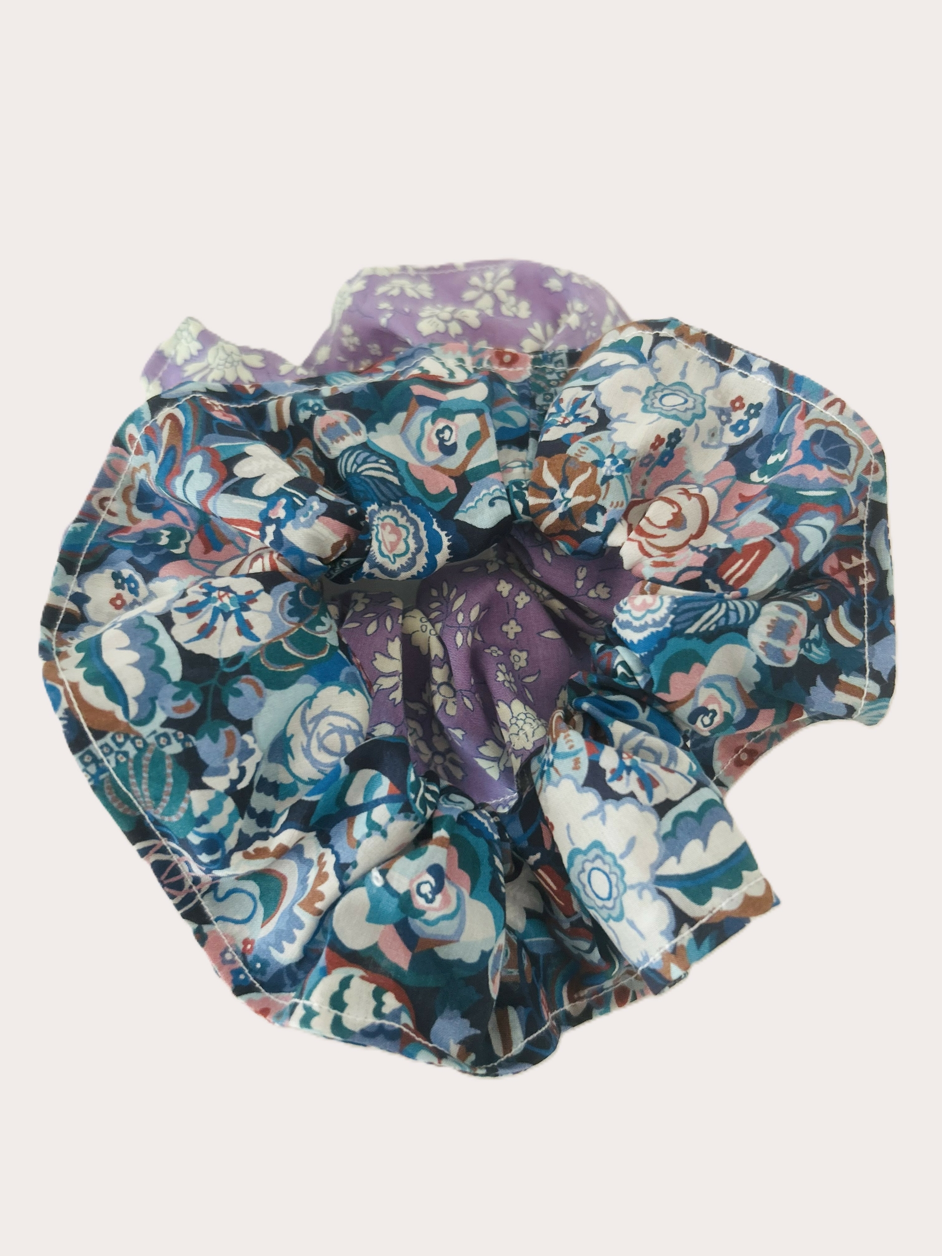 Chouchou cheveux Liberty lavande bleuet IMG_E8799