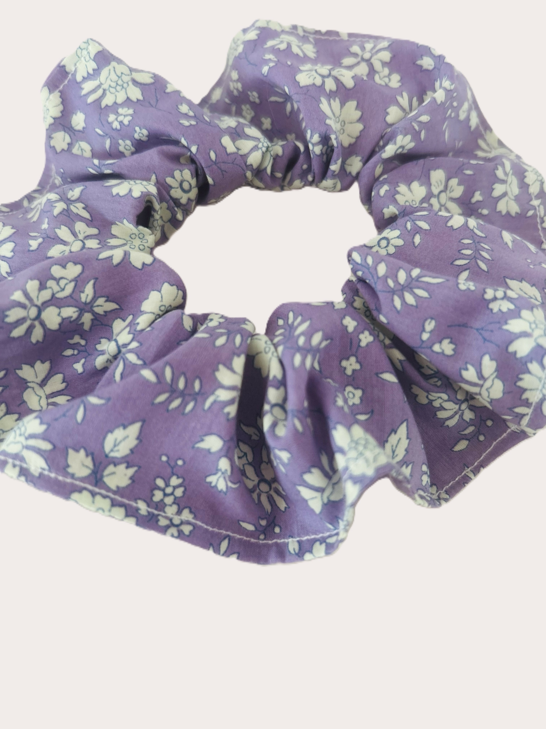 Chouchou cheveux Liberty lavande bleuet IMG_E8802